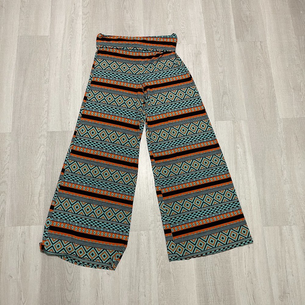 Stretchy Extra Wide leg Pants!! Lightweight~ size L